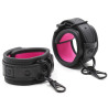 FUKR Menottes Noir-Rose
